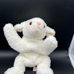 TY BEANIE BUDDY FLEECE the LAMB 2001 Plush 14" Gently Loved